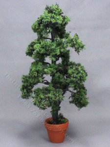 (image for) 8 Inch Forest Green Tree in a Pot