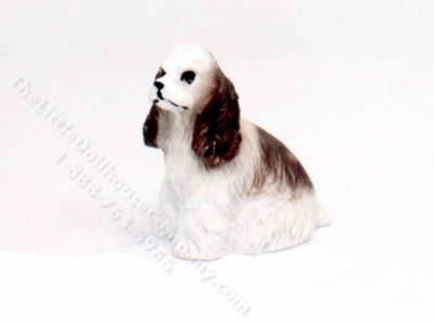 (image for) Miniature Cocker Spaniel for Dollhouses