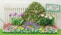 (image for) Miniature Dressed Fence for Dollhouses, Mini Creations by Judy