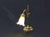 (image for) Miniature Frosted/Brass Marion Table Lamp with Wand