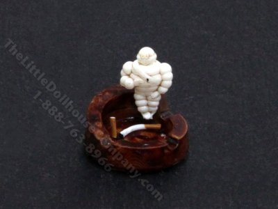 (image for) Miniature Michelin Man Ashtray by Jane Woodham