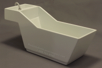 (image for) Miniature Modern White Bathtub by PRD Miniatures