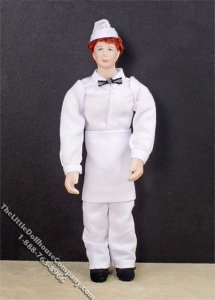 (image for) Red Haired Man Wearing a Soda Jerk Outfit by Patsy Thomas
