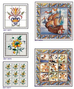 (image for) Dollhouse Scale Model Wall Tiles