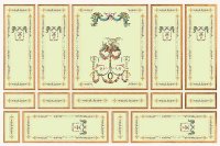 (image for) Dollhouse Scale Model Wallpaper Gold