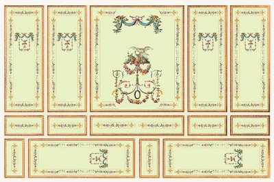 (image for) Dollhouse Scale Model Wallpaper Gold