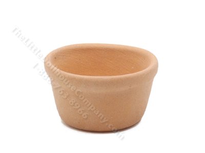 (image for) Miniature Short Terracotta Flower Pot for Dollhouses