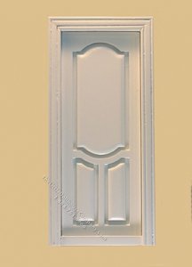 (image for) Miniature Stannford Interior Door White for Dollhouses