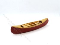 (image for) Full Scale Miniature 6" Canoe with Paddles for Dollhouses
