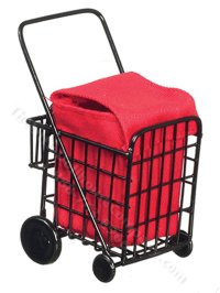 (image for) Dollhouse Miniature Personal Grocery Cart