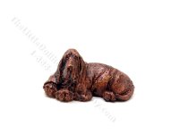 (image for) Miniature Basset Hound Dog For Dollhouses - Copper