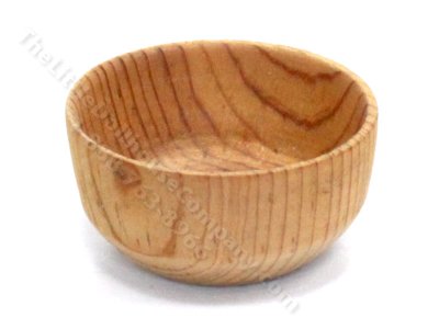 (image for) Miniature Unfinished Carved Wooden Bowl