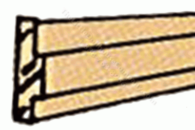(image for) Door Jamb for Dollhouse Scale Models