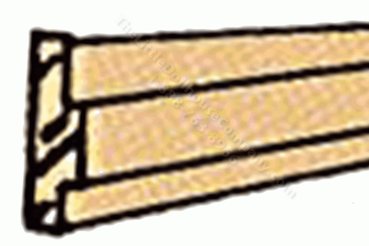 (image for) Door Jamb for Dollhouse Scale Models