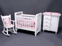 (image for) Miniature Dressed White Nursery by Taylor Jade
