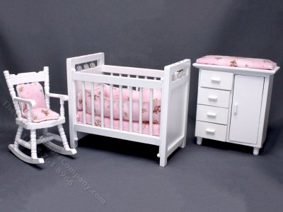 (image for) Miniature Dressed White Nursery by Taylor Jade