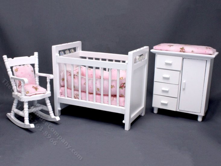 (image for) Miniature Dressed White Nursery by Taylor Jade