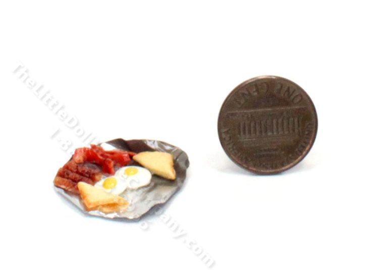 (image for) Miniature Breakfast Foods for Dollhouses