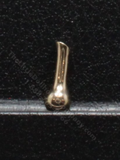 (image for) Miniature Gold Rosebud Vase by Don Henry