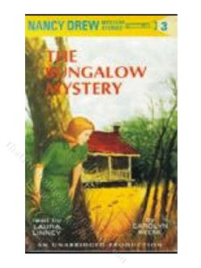 (image for) Miniature 'The Bungalow Mystery' Nancy Drew Novel for Dollhouses