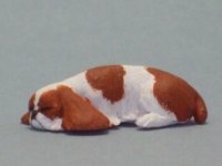 (image for) Miniature Sleeping English Toy Spaniel by Karl Blindheim