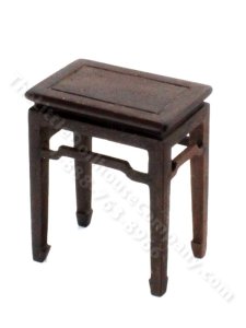 (image for) Miniature Ching Square Stool for Dollhouses