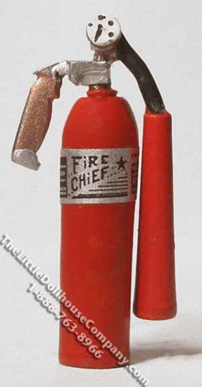 (image for) Dollhouse Scale Model Fire Extinguisher