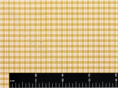 (image for) Green Plaid Miniature Wallpaper for Dollhouses
