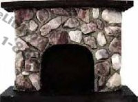 (image for) Homestead II Dollhouse Fireplace