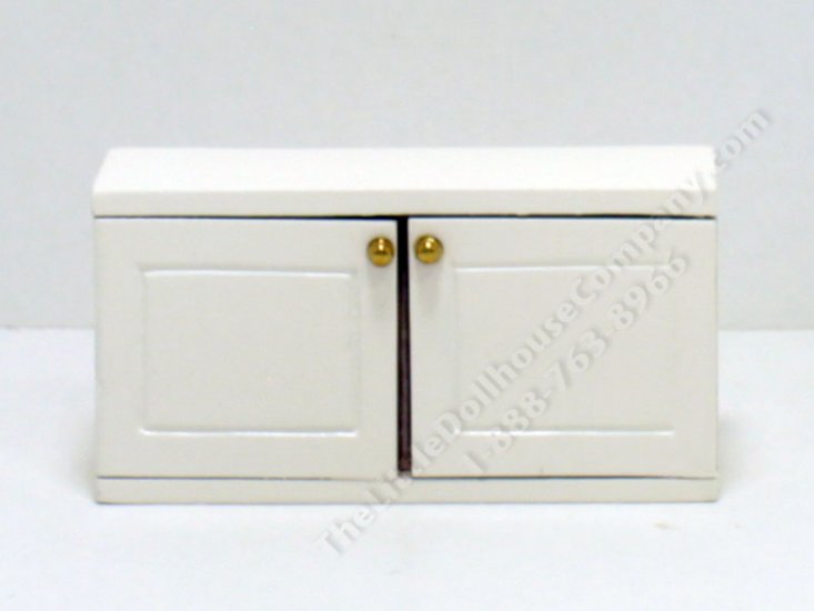 (image for) Miniature Two Door White Upper Cabinet