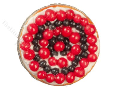 (image for) Miniature Mixed Berry Pie For Dollhouses