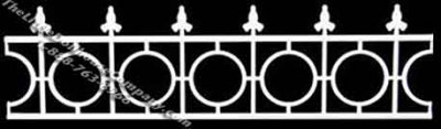 (image for) Miniature White Widows Walk Railing for Dollhouses 2/pk