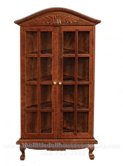 (image for) Miniature Corner Cabinet in Walnut