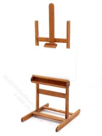 (image for) Miniature Easel with Canvas for Dollhouses