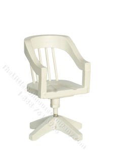 (image for) Miniature Swivel Desk Chair, White