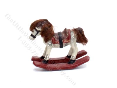(image for) Miniature Rocking Horse for Dollhouses
