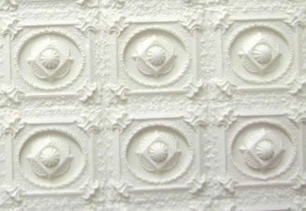(image for) Dollhouse Scale Model Decorative Ceiling Carving