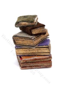(image for) Miniature Stack of Books for Dollhouses