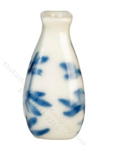(image for) Miniature Blue Delft Vase for Dollhouses
