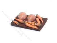 (image for) Miniature Chicken Cutting Board for Dollhouses