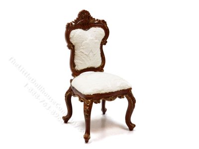 (image for) Miniature Rococo Chair for Dollhouses