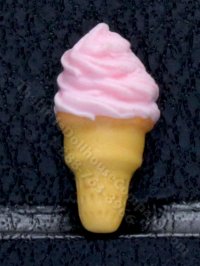 (image for) Dollhouse Scale Model Soft Serve Ice Cream Cone