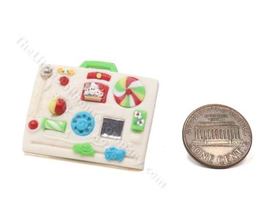 (image for) Miniature Replica Busy Board Activity Center Toy for Dollhouses