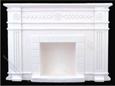 (image for) Miniature Federal Fireplace for Dollhouses