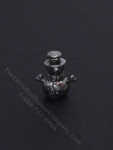 (image for) Miniature Sterling Silver Snowman Statuette