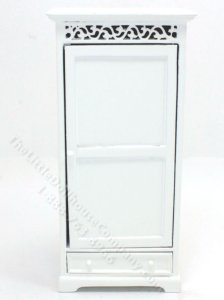 (image for) Miniature White Narrow Wardrobe