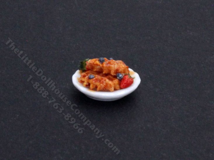 (image for) Miniature Waffles for Dollhouses