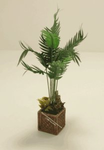 (image for) Miniature Potted Palm For Dollhouses