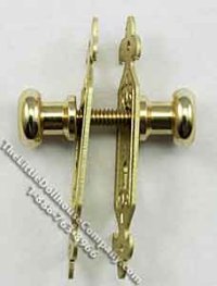 (image for) Victorian Brass Door Plate Set for Dollhouse Scale Models