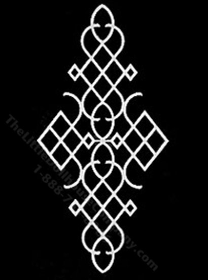 (image for) Miniature Ornate Garden Trellis for Dollhouses